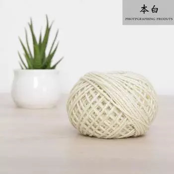 Веревка из пеньки ручной работы, разноцветная декоративная веревка, ретро-плетеная веревка для связывания, фотостена своими руками, чудо цветных парусов из шерстяных шариков