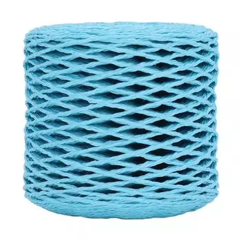 Веревка из рафиевой бумаги 218 ярдов, толщина 2 мм, лента из рафии, самодельная нить из рафии для вязания крючком, набор для рукоделия