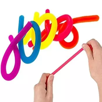 Веревка Снятие стресса Игрушки Fidget для детей Детская лапша Stretchy Tricky For Funny LF5420