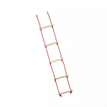 Веревочная лестница для детей, рама, аксессуар, 5 секций, веселье, тренировка равновесия, подвеска