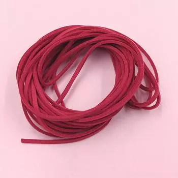 Веревочная нить, кружево, изготовление ювелирных изделий, плоская искусственная замша, бархат, 4,5 м, 1,5 мм, разноцветный кожаный шнур, веревка «сделай сам» розы красного