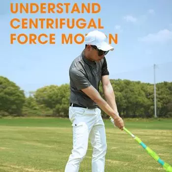 Веревочный тренажер для гольфа с противоскользящей ручкой. Пособие для силовой тренировки скорости поворота гольфа. Для мужчин и женщин. зелёный