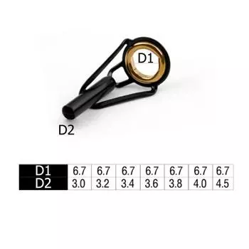 Верхнее направляющее кольцо для наконечника удилища для ремонта удочек, инструмент для создания колец для удочек 4.0mm