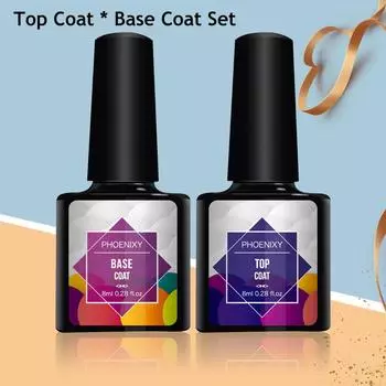 Верхнее покрытие Базовое покрытие Гель для ногтей Soak Off Primer Прозрачный УФ-гель Укрепление дизайна ногтей