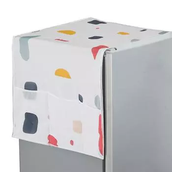 Верхние крышки холодильника Противоскользящие верхние крышки для стиральной машины и сушилки с карманами для хранения Пылезащитный чехол для холодильника Верхний пылезащитный чехол для холодильника CZECH REPUBLIC