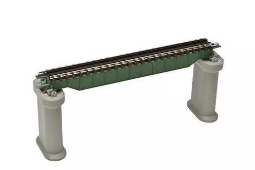 Верхний балочный мост TOMYTEC N-Gauge S140 темно-зеленый 2 шт. 3256 принадлежности для моделей железных дорог (F) (PC Пирс, в комплекте)