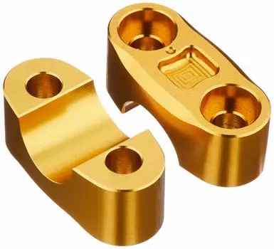 Верхний держатель ручки KITACO Monkey Hunter 1 набор из 2 шт. (Золото) 125/Гром/Дакс 125/CT125 Куб/GB350(S)/CL250/PCX125/PCX150 и т.д.. 561-9000170 золотой