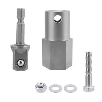 Верхний домкрат для прицепа с ветровым механизмом, рукоятка, беспроводная дрель-адаптер из нержавеющей стали, простая установка, высокая