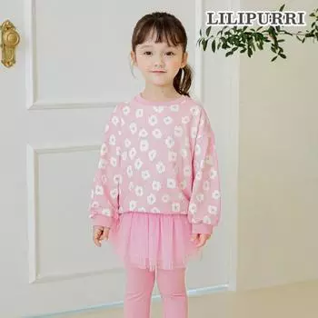 Верхний и нижний комплект с рисунком цветка Лилипури, розовый Pink/150