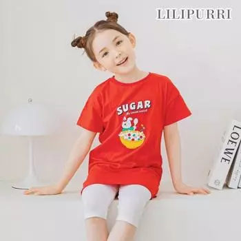 Верхний и нижний комплект сахара Lilypuri красный Red/120
