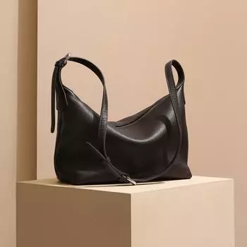 Верхний слой кожаной сумки ретро сумка для пельменей большой емкости модная повседневная кожаная женская сумка через плечо