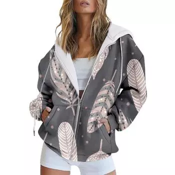 Верхняя часть с капюшоном на молнии для весенних и осенних стилей, новый облегающий кардиган-свитшот, цельный сменный элемент для волосMC4 S