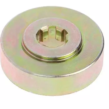 Верхняя и нижняя прокладка фиксированного лезвия косилочной головки, защитная крышка, гайка-антизуб