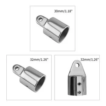 Верхняя крышка бимини промышленного класса из нержавеющей стали, внешний конец проушины, фитинг для лодки, морское оборудование, морские ремонтные детали- 30MM