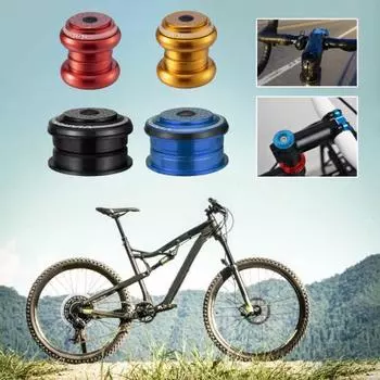 Верхняя крышка велосипедной гарнитуры, устойчивая к коррозии, легко устанавливается, прозрачная печать, крышка болта для горного велосипеда, шоссейного велосипеда, покрытая для гоночного велосипеда 34 чёрный