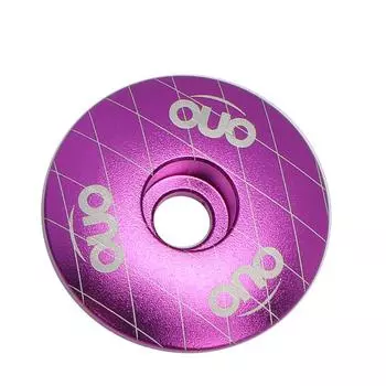 Верхняя крышка выноса руля велосипеда, крышка рулевой колонки с проставкой для кольца вилки с винтом (фиолетовый)