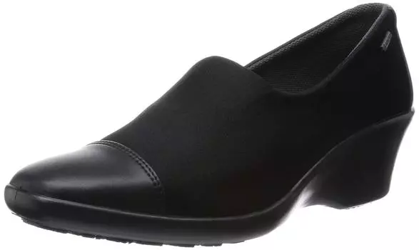 Верхняя обувь для дождя, туфли-лодочки, водонепроницаемые, черные, см 3E [Asahi Dry] Gore-Tex TDY-3938, женские, 22,0 чёрный