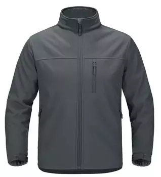 Верхняя одежда Зимняя куртка Защита от холода Боа Подкладка Ветровка Ветрозащитная куртка для езды на мотоцикле Рыбалка Рабочая одежда Водоотталкивающий джемпер Stand темно-серого