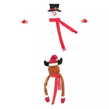 Верхушка для рождественской елки, подарочное украшение на рождественскую елку, рождественское украшение на верхушку дерева для бара, в помещении, в гостиной, на праздник олений