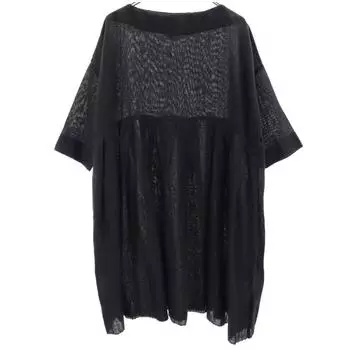 Veritecoeur made in Japan Five-quarter sleeve Long dress F Black series Women Used