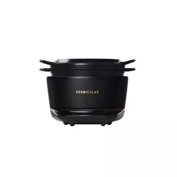 Vermicular Rice Pot Mini 3 Cup Rice Cooker Premium Black Limited Edition с эксклюзивной книгой рецептов RP19A-PB-L