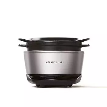 Вермикулярная рисоварка Mini 3 Cup Rice Cooker Solid Silver с эксклюзивным рецептом RP19A-SV