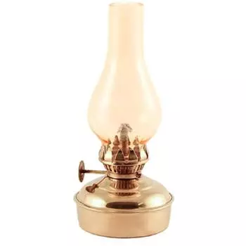 Vermont Lanterns Фонарь масляная лампа Мини янтарное стекло 6.5 16.51см латунь