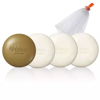 Vernal Basic Soap Set of 4 soap 90g x Sensitive Zaif 90g x Facial Cleansing Bar Face Makeup Blackpoints (Анку 1, 3) Мыло, Мыло, Пена, Мыло, Очищение,