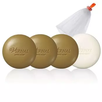 Vernal Basic Soap Set of 4 soap 90g x Sensitive Zaif 90g x Facial Cleansing Bar Face Makeup Blackpoints (Анку 3, 1) Мыло, Мыло, Пена, Мыло, Очищение,