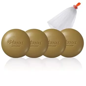 Vernal Basic Soap Set of 4 weel 90g x 4 Medicinal Facial Cleansing Soap Soap Foam Value Set Cleansing Skin Care Sensitive Skin Old Skin Dullity