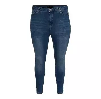 Vero Moda Curve Lora SS Wash Curve high waist джинсы 54
