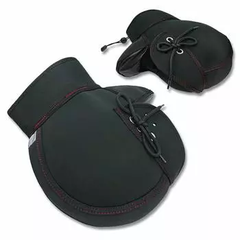 VEROCITY Мотоциклетный водонепроницаемый материал, защищающий от холода и ветра, чехол для ручки из неопрена с красной строчкой, утеплитель для ручки, теплый светоотражающий ремешок в комплекте