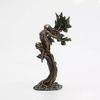 Veronese Design 9 7/8 Inch Tall The Dancing Forest Nymph Elemental Cold Cast Bronzed Resin Statue Fantasy Collectible Figurine Home Nature Spirit