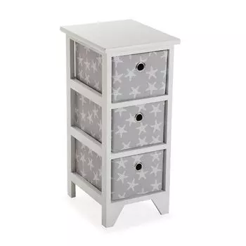 Versa Stars Белый деревянный комод 29 x 58 x 23 см