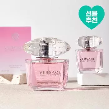 Versace Bright Crystal EDT 30мл+90мл набор, 1 комплект, набор популярной корейской косметики