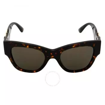 Versace Brown Cat Eye Ladies Sunglasses VE4415U 108 3 52