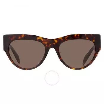 Versace Brown Cat Eye Ladies Sunglasses VE4440U 108 3 56