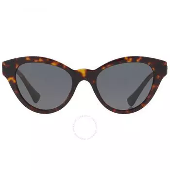 Versace Dark Gray Butterfly Ladies Sunglasses VE4435 108 87 52