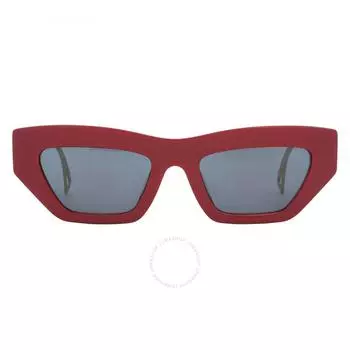 Versace Dark Grey Cat Eye Ladies Sunglasses VE4432U 538887 53