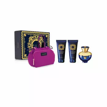 Versace Dylan Blue Pour Femme Парфюмированная вода-спрей 100 мл Набор из 4 предметов