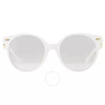 Versace Фотохроматические серые круглые женские солнцезащитные очки VE4442 314 M3 55