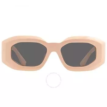 Versace Темно-серые мужские солнцезащитные очки неправильной формы VE4425U 536387 54