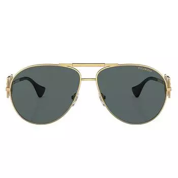 Versace VE 2249 100281 Солнцезащитные очки-авиаторы унисекс золотистый