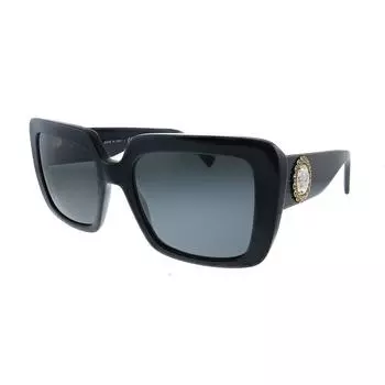Versace VE 4384B GB1 87 Женские квадратные солнцезащитные очки черные