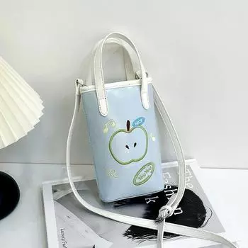 Versatile cartoon fashion shoulder mobile phone bag women s summer new casual messenger bucket bag