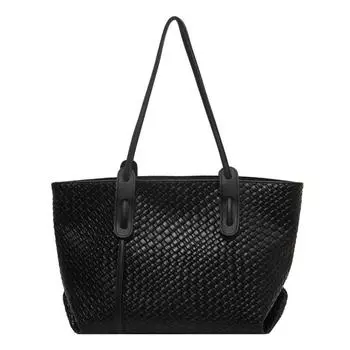 Versatile Commuter Large-capacity Bag Women s New Solid Color Underarm Casual Shoulder Tote Bag Large Bag