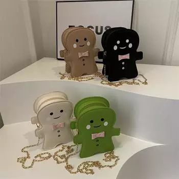 Универсальные сумки через плечо для женщин Сумки на плечо Рождественская сумка Модная дизайнерская сумка Милые сумки с цепочкой для мам и детей one size белый