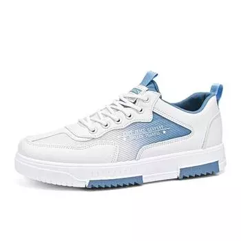 Versatile Little White Shoes Men s New Summer Leisure Student Breathable Mesh Board Shoes Fashion Sports Heightening Men s Shoes 39