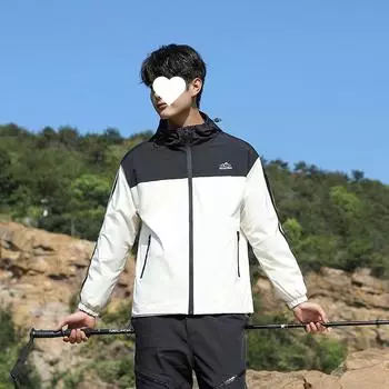 Versatile Men s Jacket Hooded New Windproof Hooded Jacket M
