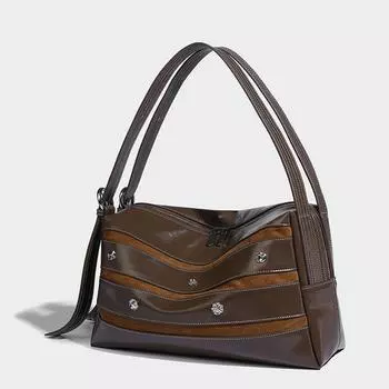 Универсальная сумка кроссбоди на одно плечо для женщин, большая вместительная сумка-тоут, сумка с разгрузкой, ретро-сумка, новая